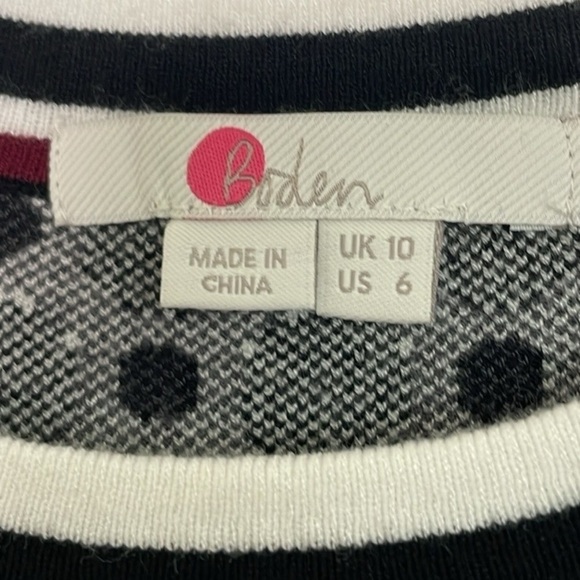Boden Polka Dot Sweater Dress - Picture 4 of 10